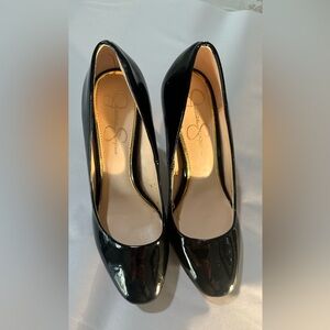 Jessica Simpson Black Patent Heels